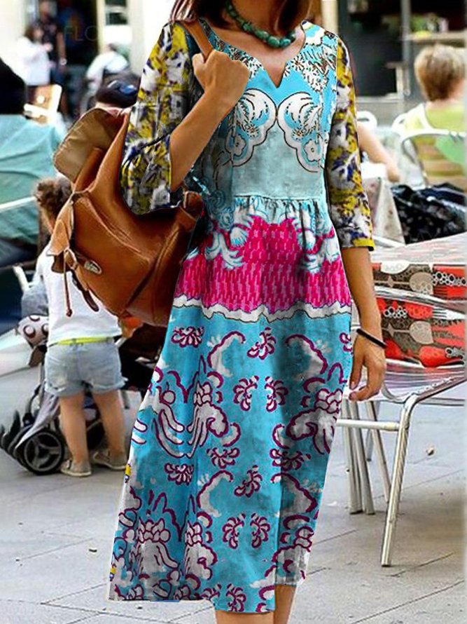 A-Linien Freizeitkleid