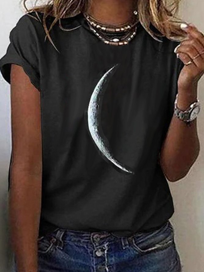 Stern Print Lässig Blusen & Shirts