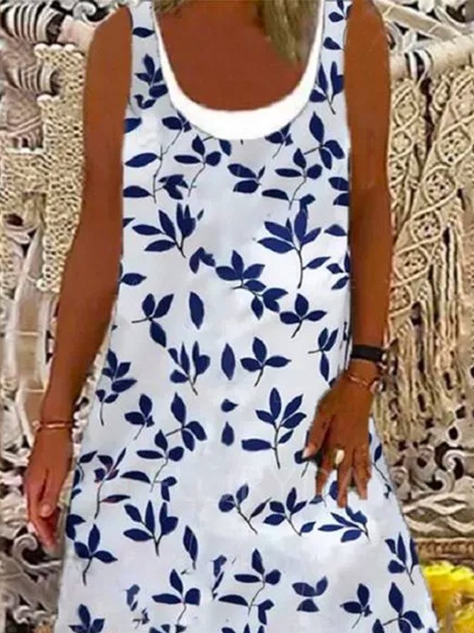 Baumwollgemisch Freizeitkleid