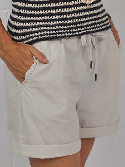 Normal Baumwolle Shorts