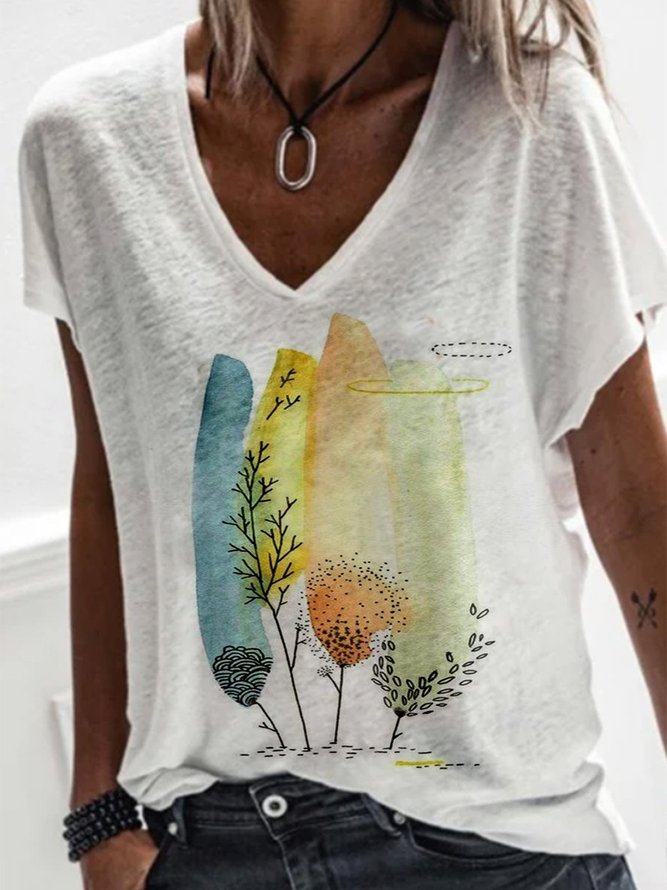 V-Ausschnitt Shirts