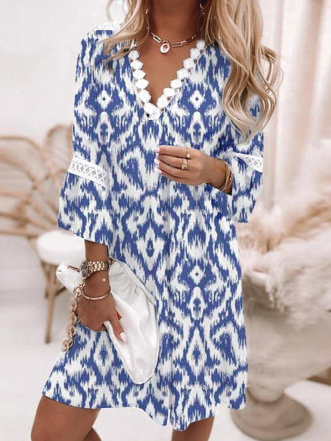 A-Linien Freizeitkleid