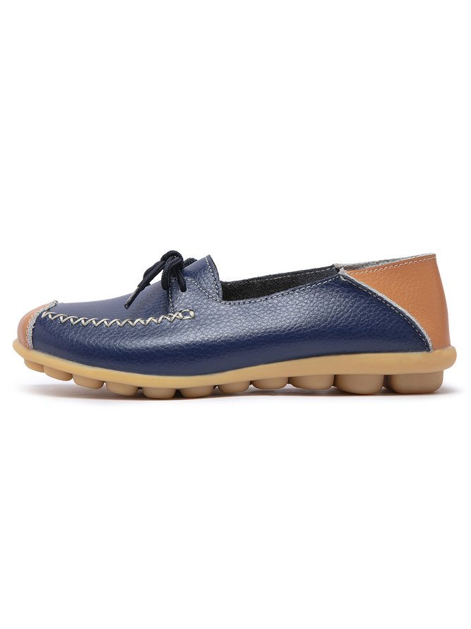Lässige Rindsleder Schuhe