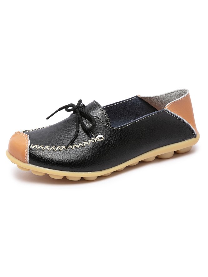 Lässige Rindsleder Schuhe