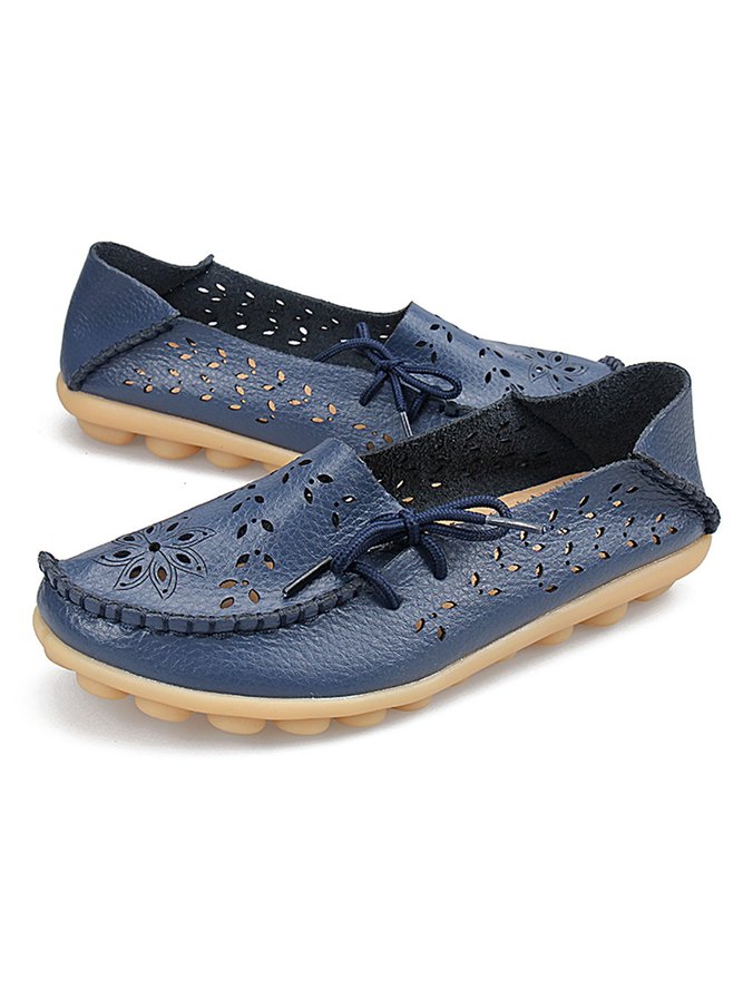 Lässige Rindsleder Schuhe