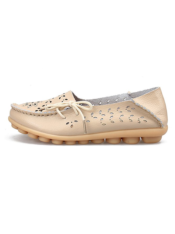 Lässige Rindsleder Schuhe