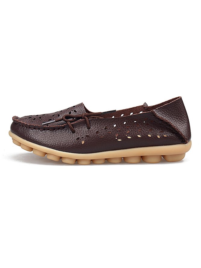 Lässige Rindsleder Schuhe