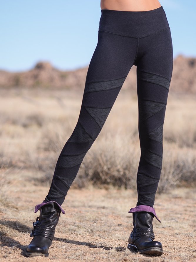 Lässig Große Größen Print Leggings