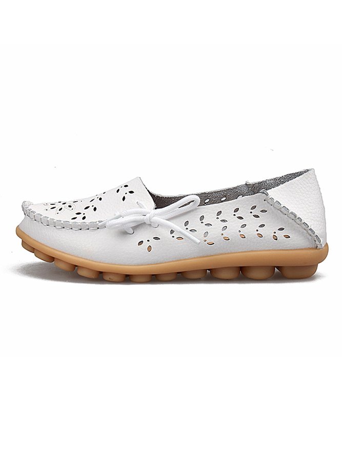 Lässige Rindsleder Schuhe