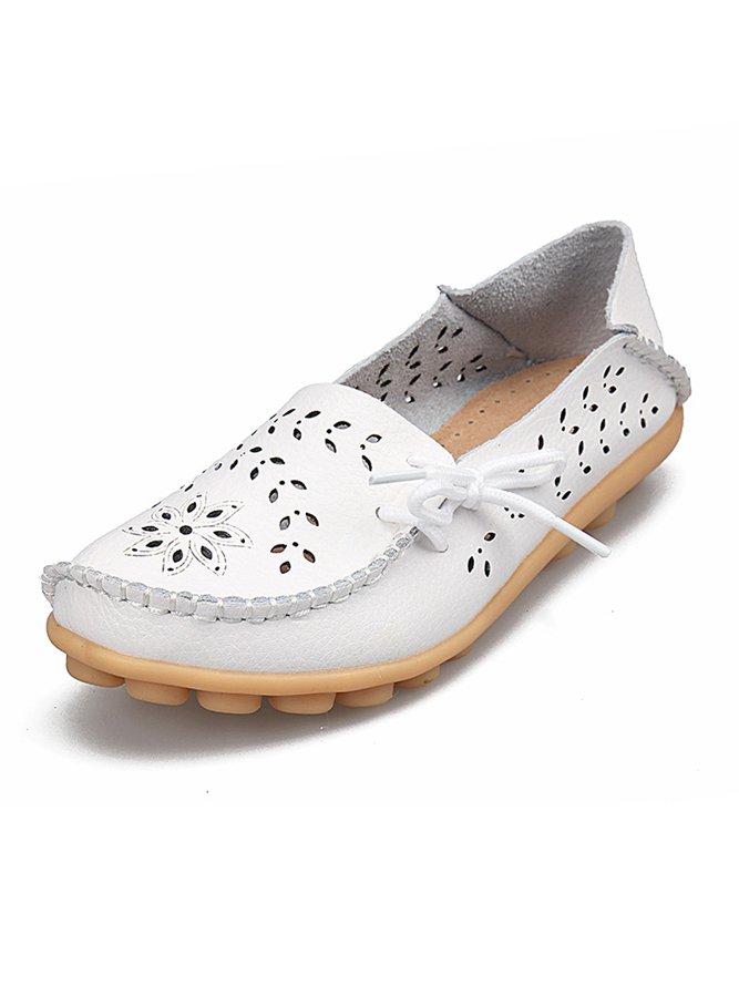 Lässige Rindsleder Schuhe