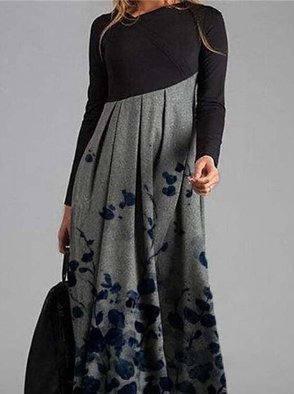 Patchwork Lange Kleider mit Print