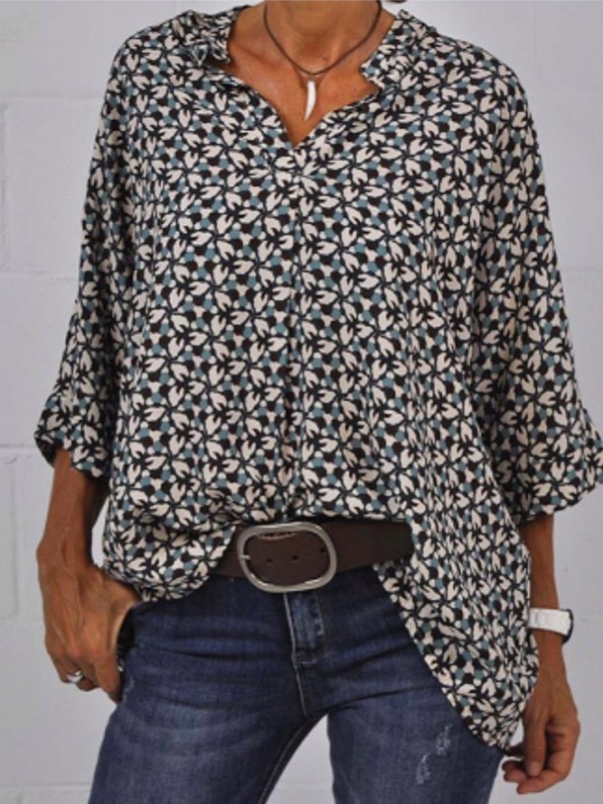 Lässig Baumwolle Shirts & Blusen&Shirts