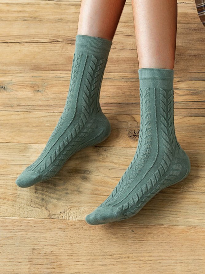 Weihnachten Retro Baumwolle Twist Socken