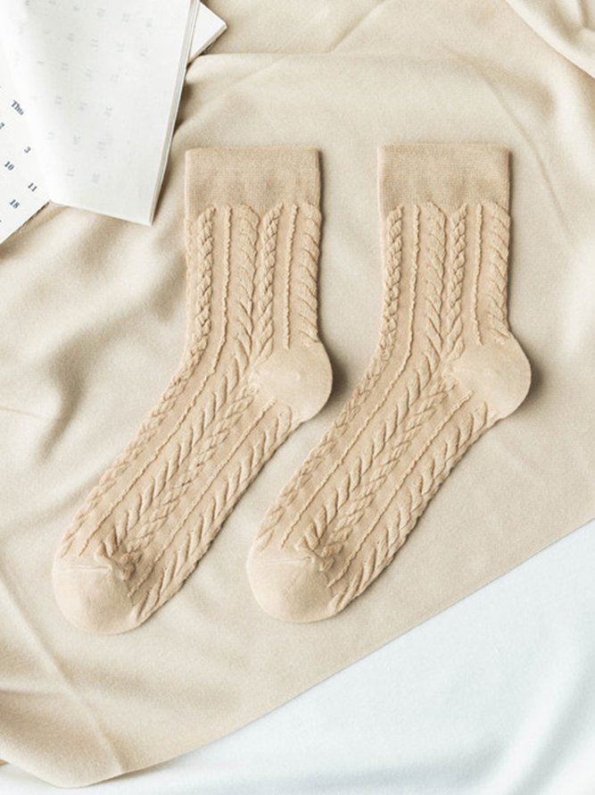 Weihnachten Retro Baumwolle Twist Socken