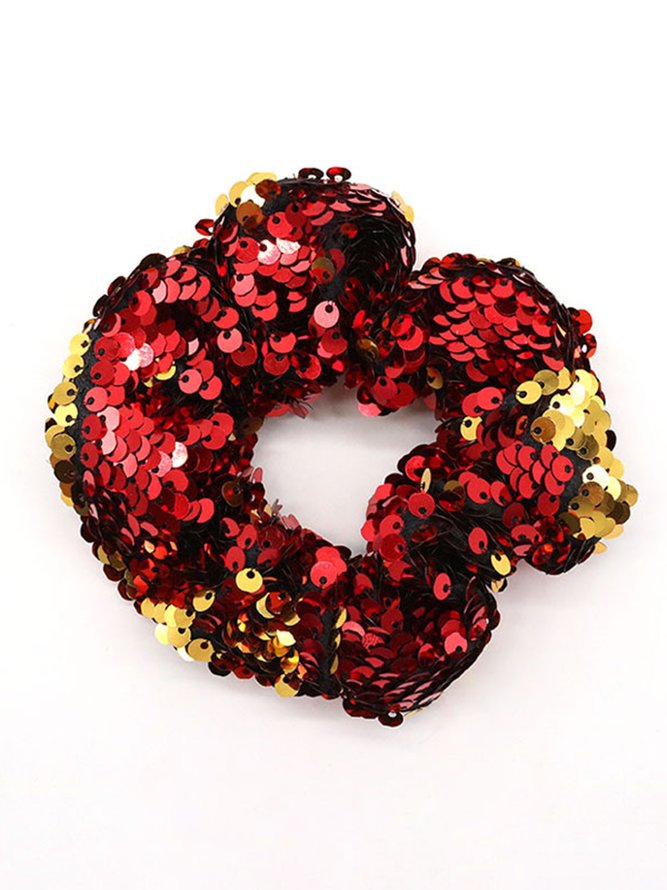 Weihnachten Personalisierter Haarschmuck mit Pailletten