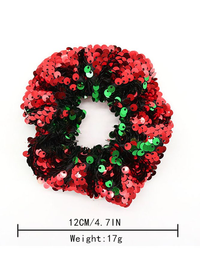 Weihnachten Personalisierter Haarschmuck mit Pailletten