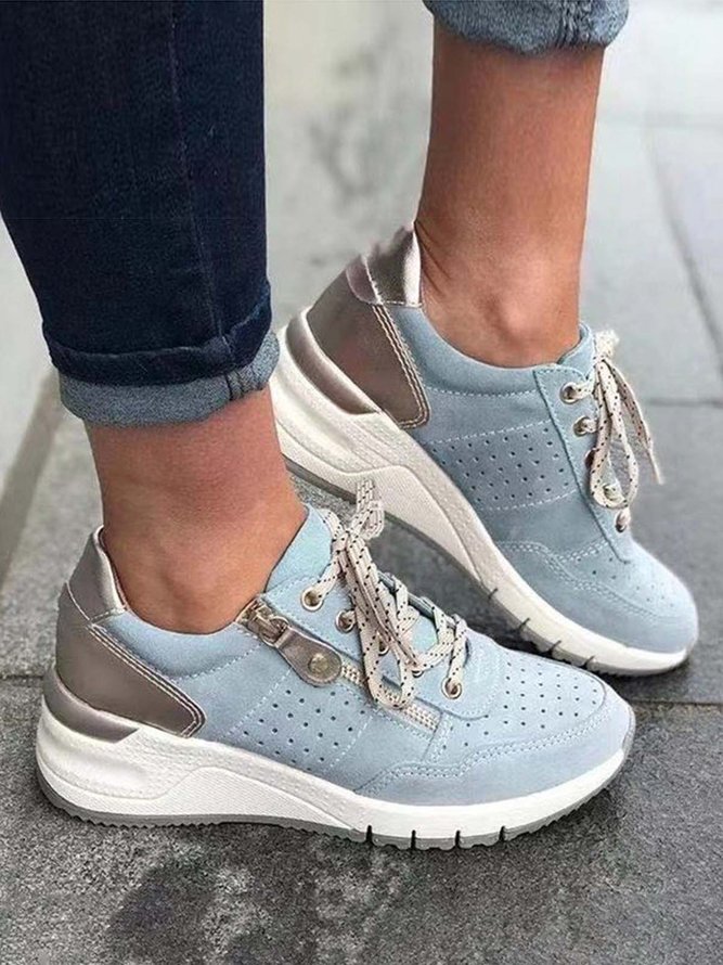Reißverschluss Lässige Sneakers