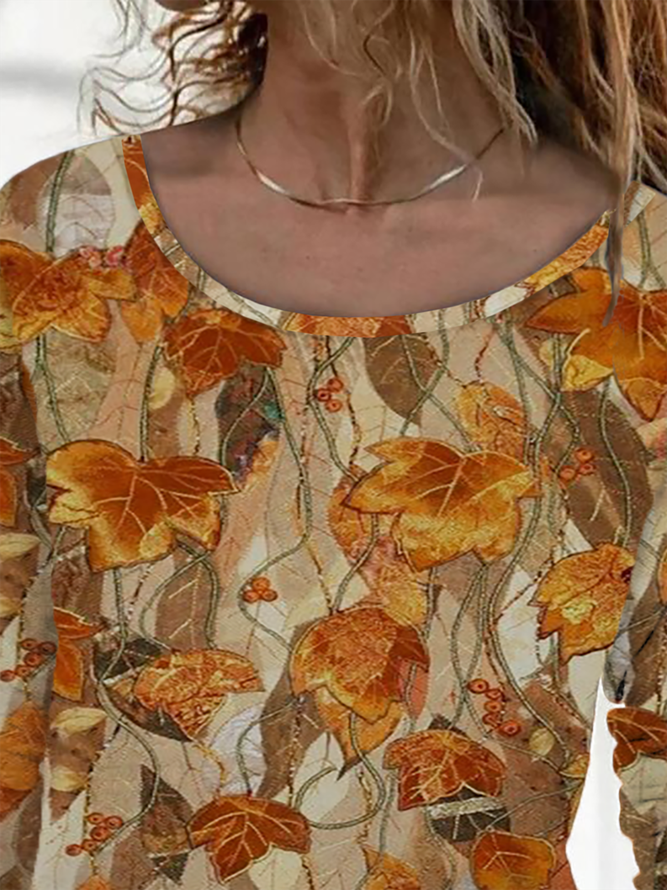 Laub Print T-Shirt