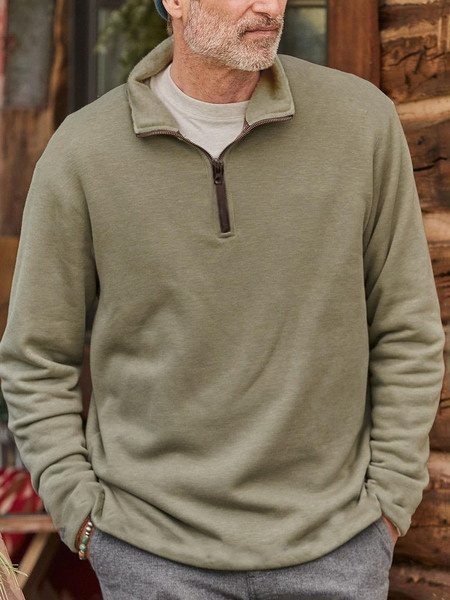 Lässig Henley Langarm Shirts & Blusen