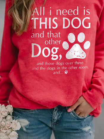 Alles I Müssen Ist Dies Hund Und Dass Sonstiges Hund Lässig Sweatshirts