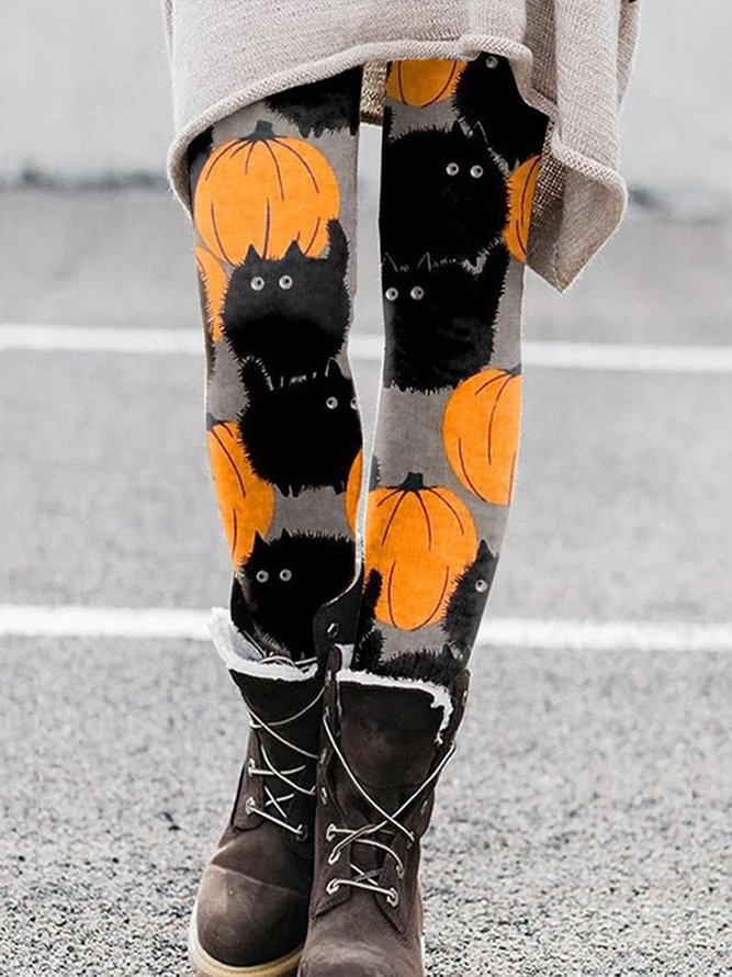 Halloween Lässig Fest Hohe Elastizität Leggings