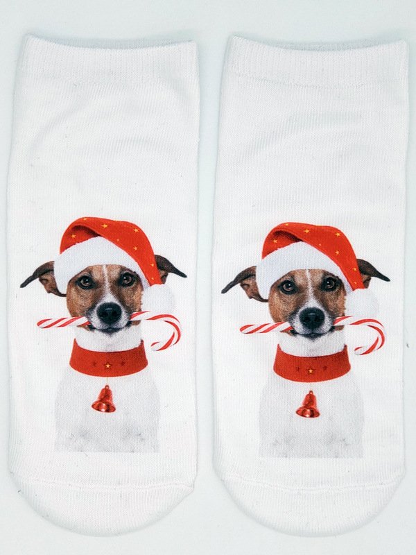Weihnachten 3D Katzenmuster Hoch Strecken Baumwolle Socken festlich Party Dekorationen