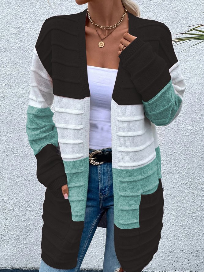 Sonstiges Lässig Pullover Mantel