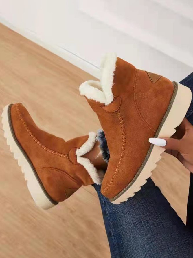 Warm Plüsch Leicht Stiefelette