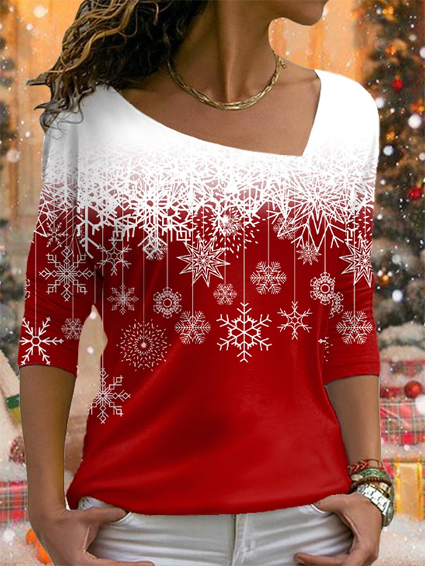 Lässig Weihnachten T-Bluse