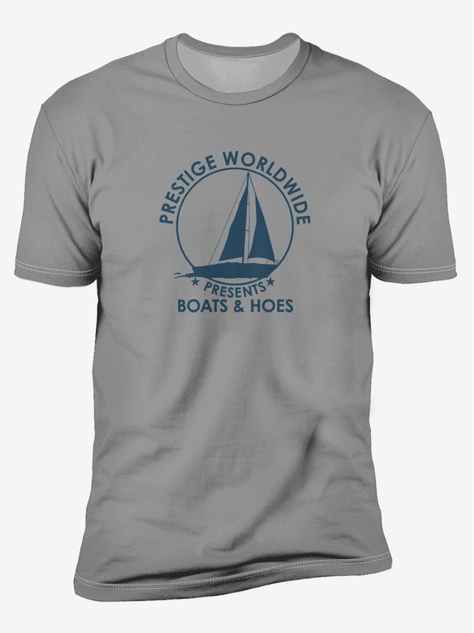 Ozean Segeln Rundhals Lässig T-Shirt