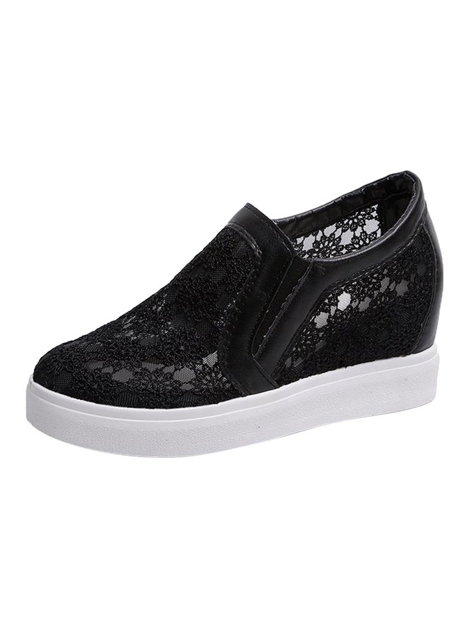Blume Stickerei Detail Versteckt Stöckel Schuhe