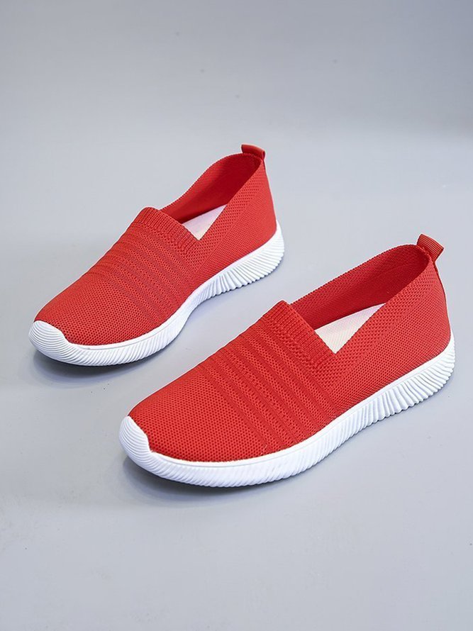 Große Größen Atmungsaktiv Slip On Sport Sneakers