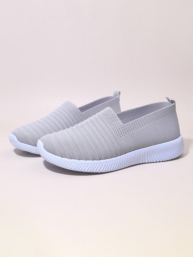 Große Größen Atmungsaktiv Slip On Sport Sneakers