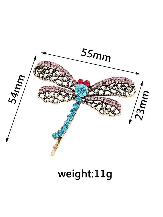 Ethnisch Retro Libelle Muster Diamant Haar Zubehör