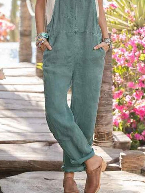 Sonstiges Lässig Unifarben Polyester Baumwolle Lätzchen Hose