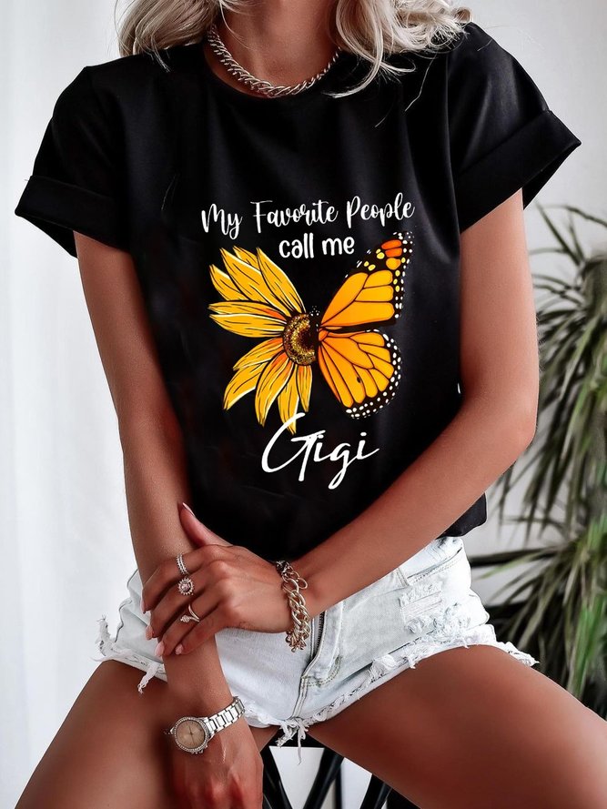 Damen meine Liebling Menschen ANRUF Mir Gigi  T-Shirt