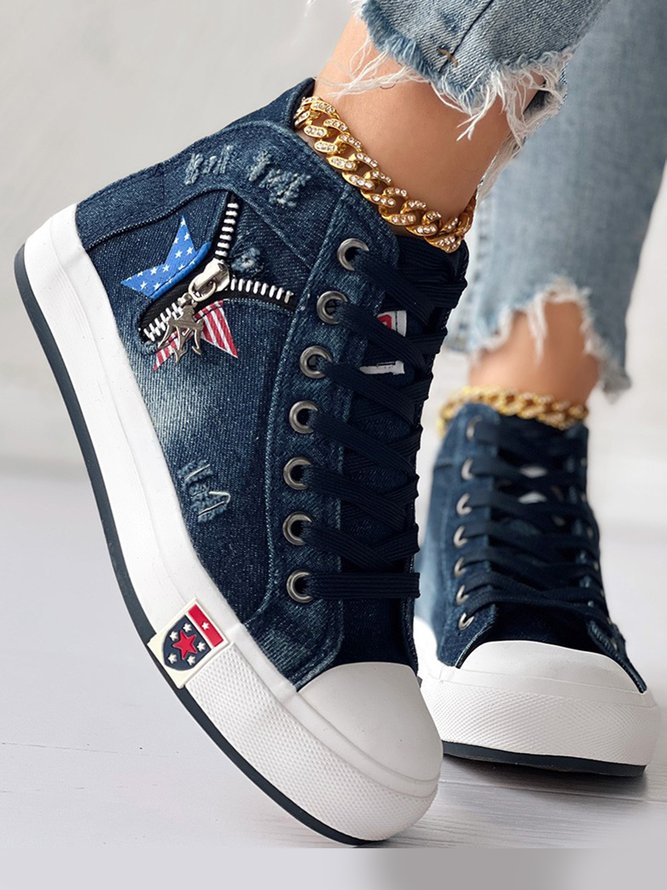 Alle Jahreszeiten Denim Slippers