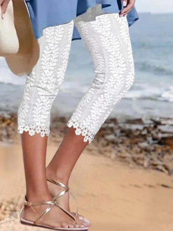 Lässig Unifarben Regelmäßige Passform Leggings