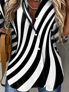 Lässig Geometrisch Bluse