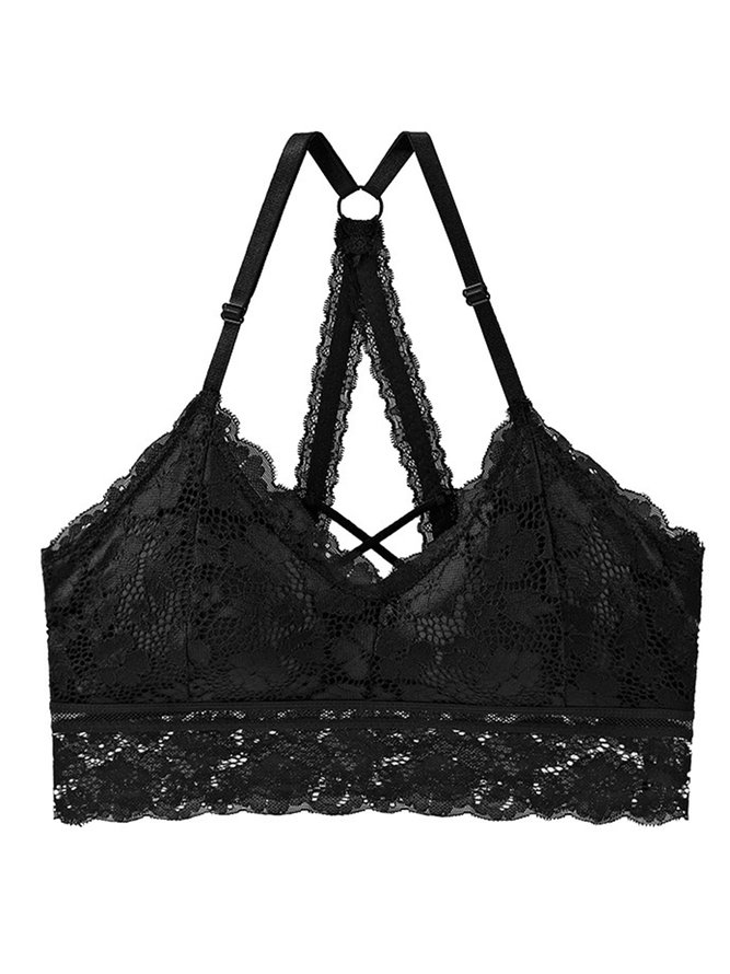 Sexy Spitze V-Ausschnitt Spitze wunderschönen Zurück BH & Bügelloser BH