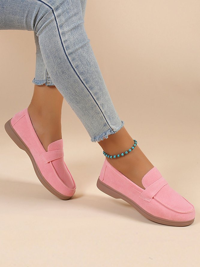 Lässig minimalistisch Slip On Halbschuhe