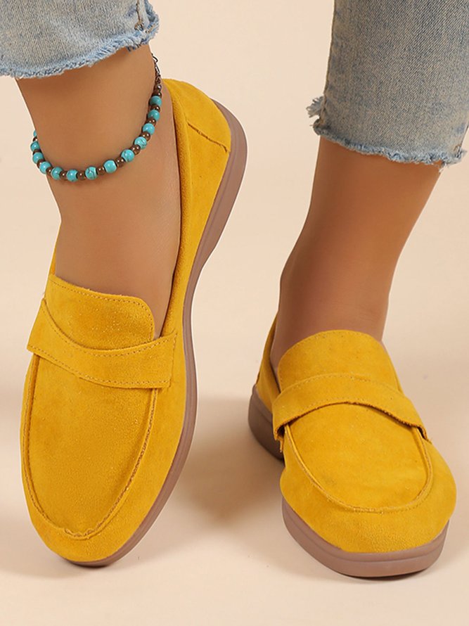 Lässig minimalistisch Slip On Halbschuhe