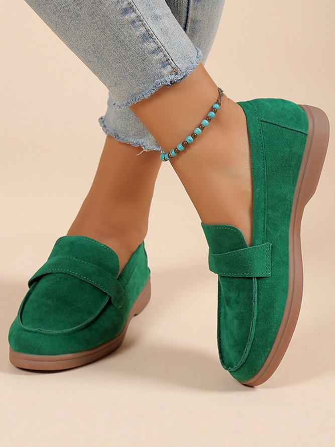 Lässig minimalistisch Slip On Halbschuhe