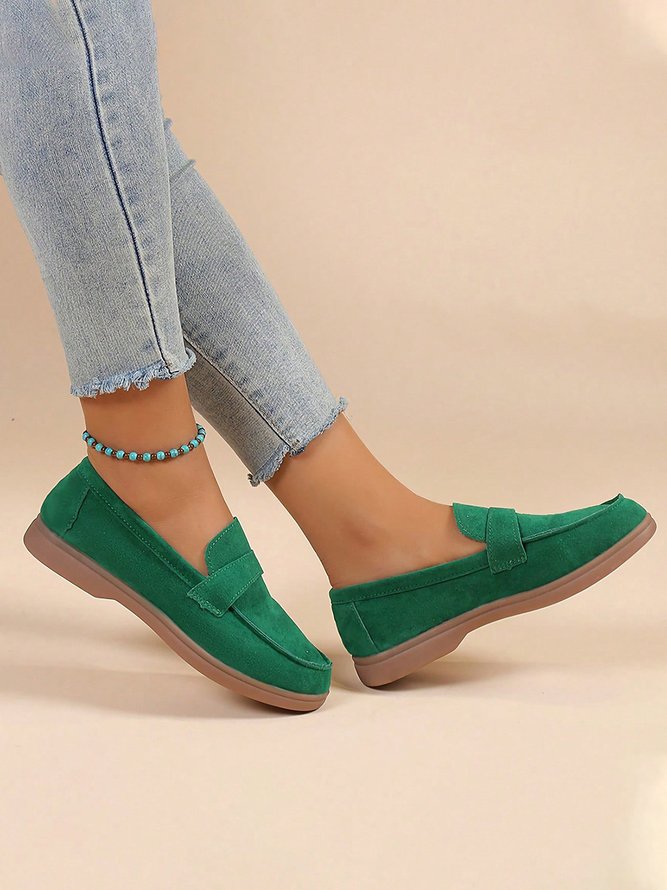Lässig minimalistisch Slip On Halbschuhe
