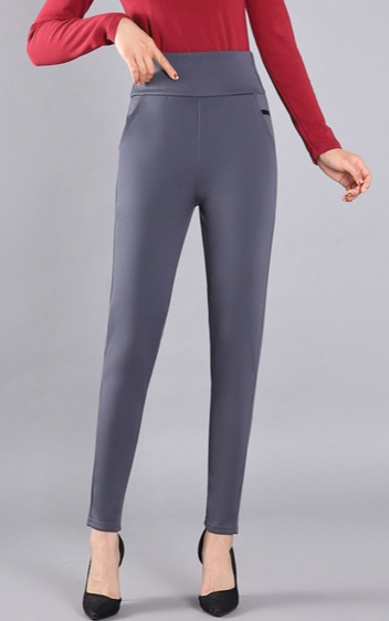 Fest Taschen Lässig Unifarben Hose