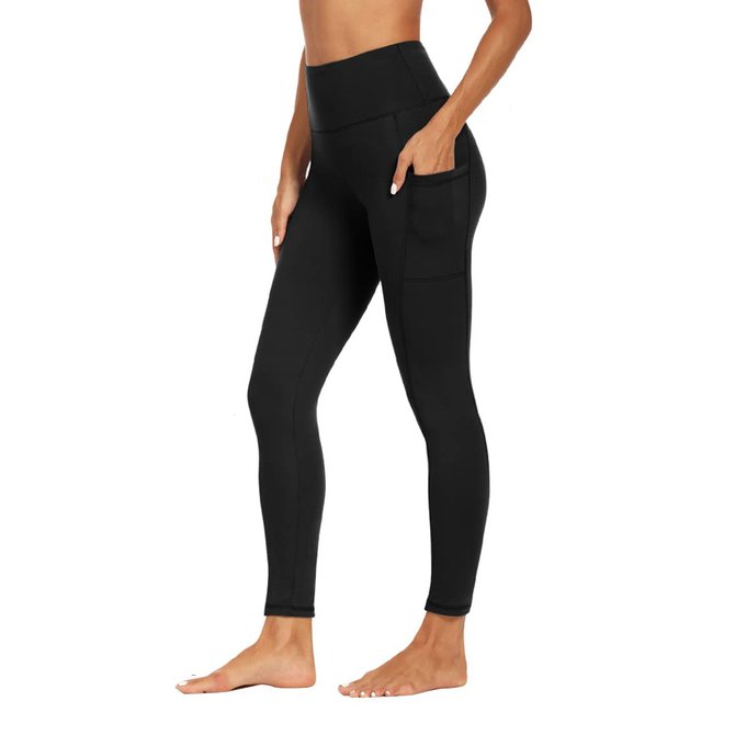 Taschen Unifarben Fest Hohe Elastizität Lässig Legging
