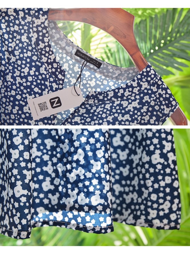 Böhmisches Ärmelloses Freizeitkleid für Urlaub
