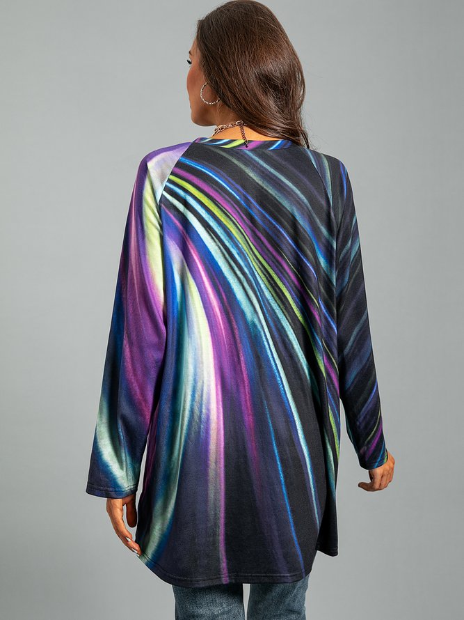 Damen Blusen & Shirts mit Batik Print
