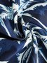 Herren Hawaiische Print Revers Weit Kurzarm Fashion Aloha Bluse