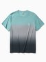 Farbverlauf Rundhals T-Shirt
